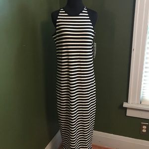 Athleta Striped Midi Dress NWT Large